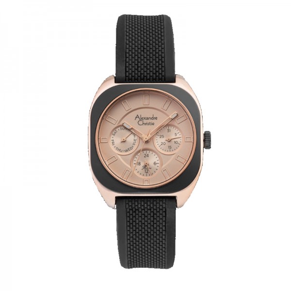 Alexandre Christie AC 2990 Rosegold Black BFRRGLNBA